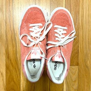 Adidas Pink Suede Sneakers 💕